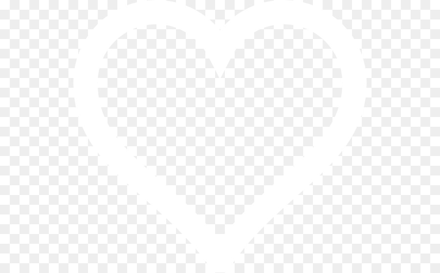 white heart transparent